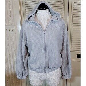 Life Rocks Hooded Sweater Jacket, Super Soft Comfy Casual Lounge, Waist Length
